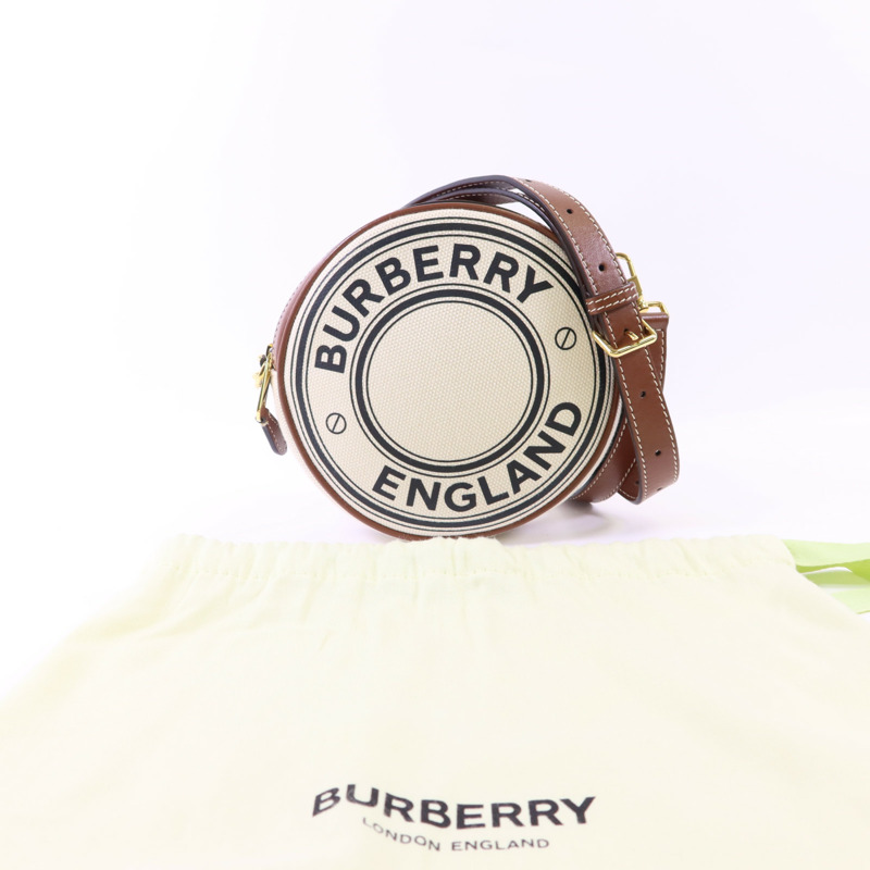 BURBERRY 帆布Louise金扣肩背袋-15