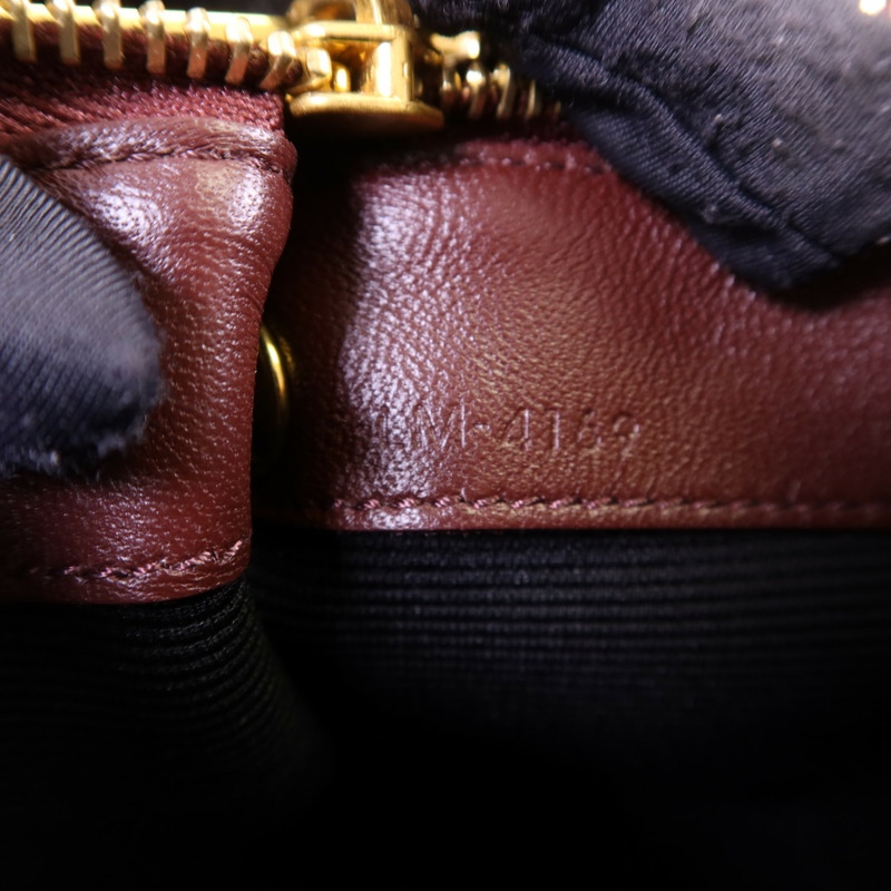 CELINE 牛皮皮革Trio Bag金扣肩背袋-10