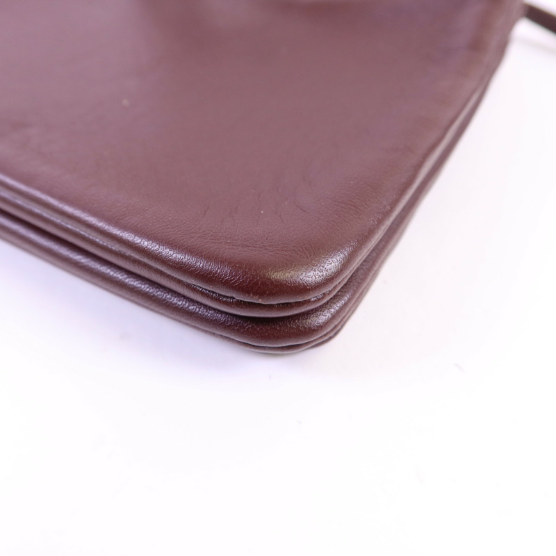 CELINE 牛皮皮革Trio Bag金扣肩背袋-15