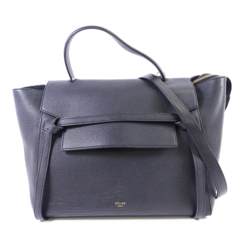 CELINE 牛皮皮革Belt Bag金扣手挽肩背兩用袋-0