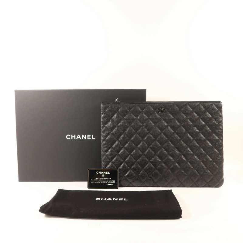 CHANEL 牛皮皮革Clutch Bag手拿包-14
