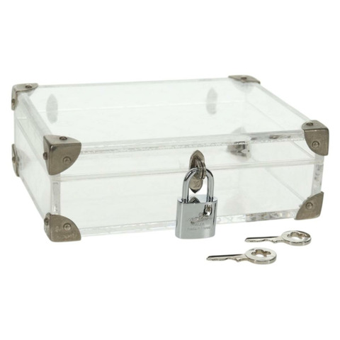 路易威登 Monogram Love Message 迷你旅行箱 透明塑膠 M99079 正品 167975V