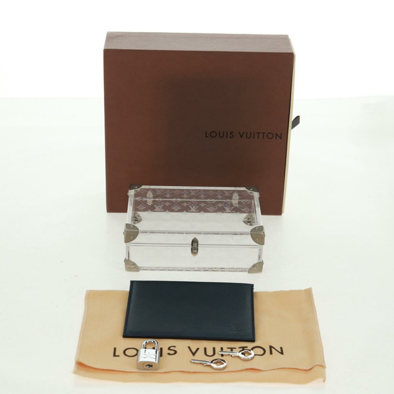 【日本直送】路易威登 Monogram Love Message 迷你旅行箱 透明塑膠 M99079 正品 167975V-11