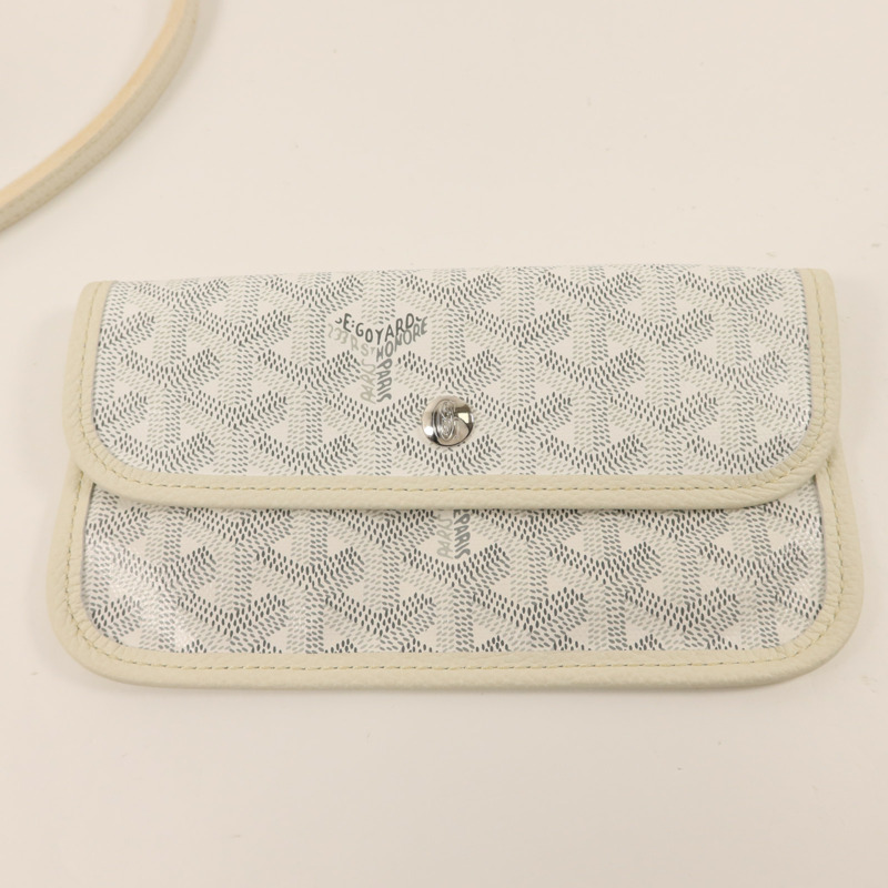 GOYARD 牛皮皮革Sac Hardy PM銀扣手挽袋-9