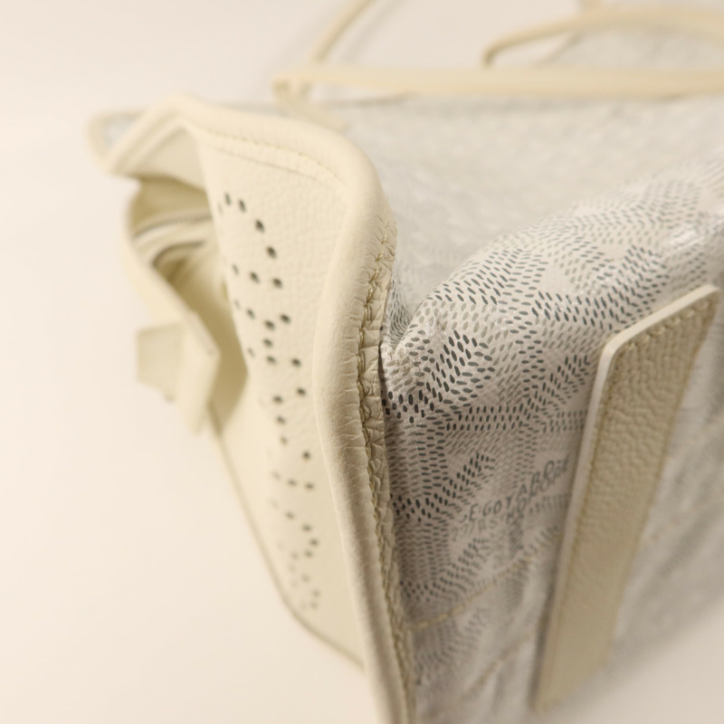 GOYARD 牛皮皮革Sac Hardy PM銀扣手挽袋-12