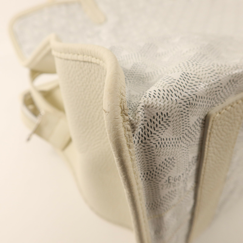 GOYARD 牛皮皮革Sac Hardy PM銀扣手挽袋-14
