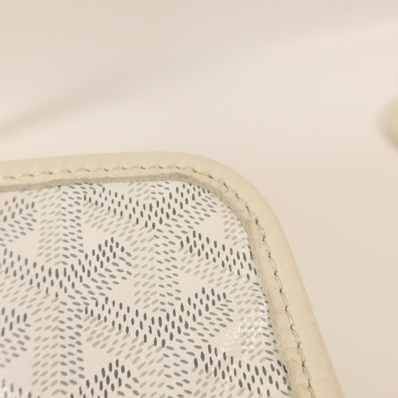 GOYARD 牛皮皮革Sac Hardy PM銀扣手挽袋-15