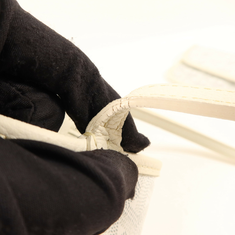 GOYARD 牛皮皮革Sac Hardy PM銀扣手挽袋-19