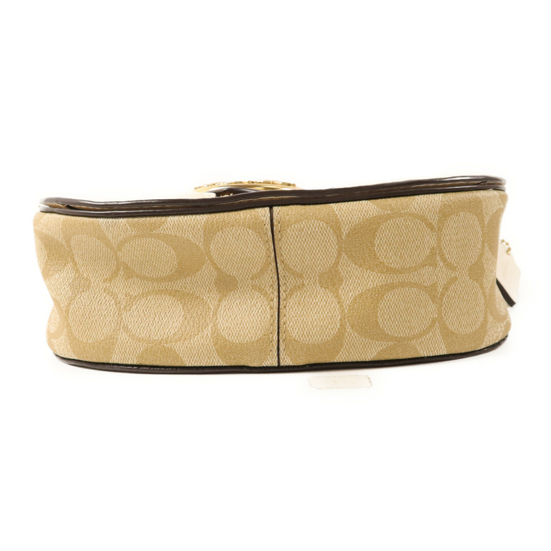 COACH 牛皮皮革Shoulder Bag金扣肩背袋-3