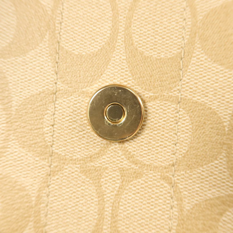 COACH 牛皮皮革Shoulder Bag金扣肩背袋-8