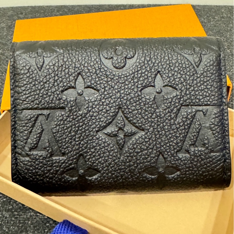 Louis Vuitton Rosalie 黑色皮革零錢包-7