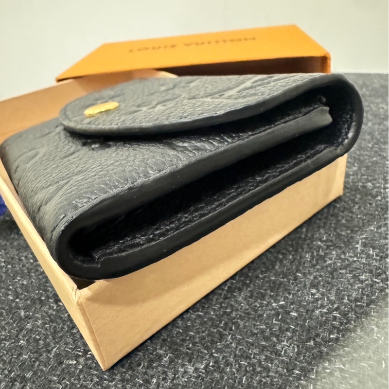 Louis Vuitton Rosalie 黑色皮革零錢包-8