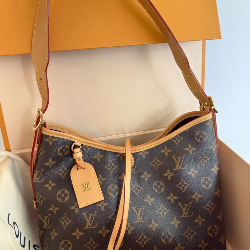 近新LV老花Carry All PM側背包肩背包M46203-2