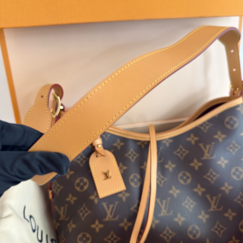 近新LV老花Carry All PM側背包肩背包M46203-3