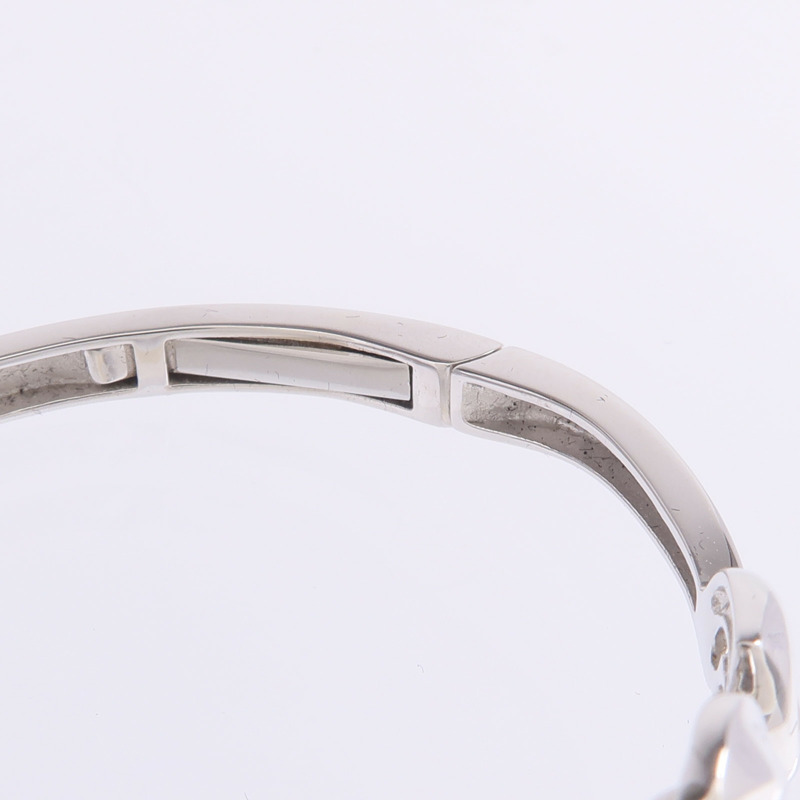 CHANEL 18K白金Bouton de Camelia鑽石手鐲-6