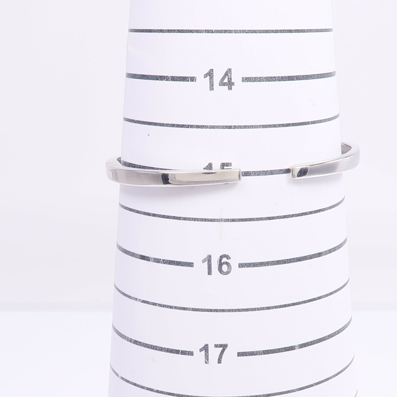 CHANEL 18K白金Bouton de Camelia鑽石手鐲-8