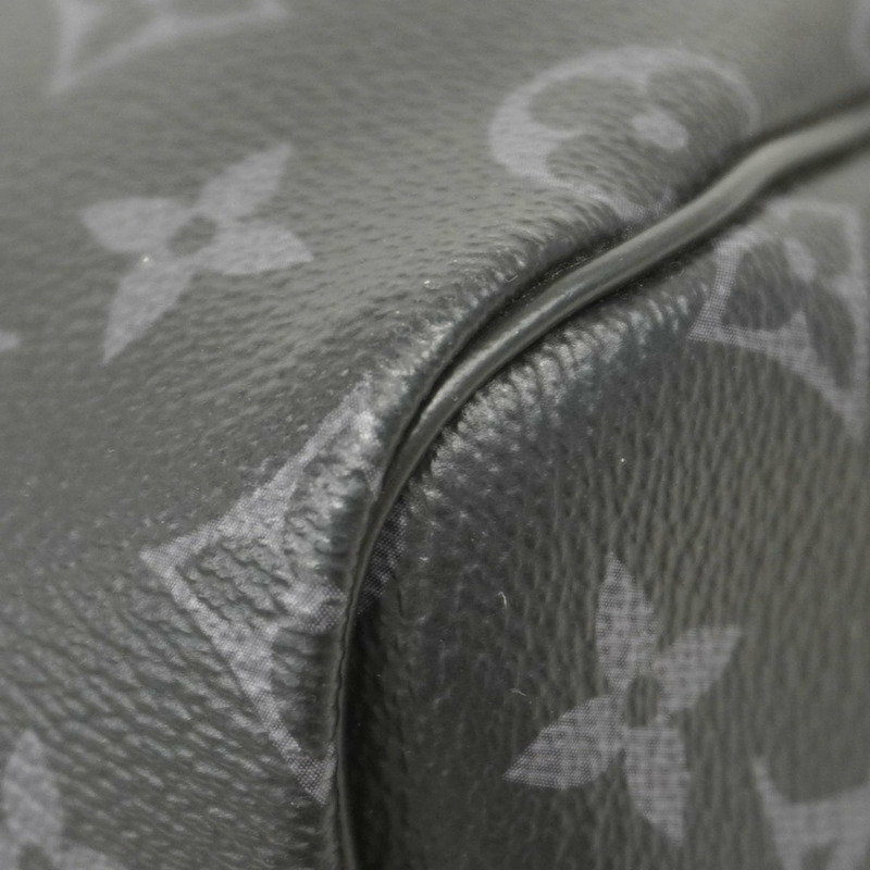 路易威登 Monogram Eclipse Keepall Bandouliere 55 波士頓包 M40605 黑色 男士-6