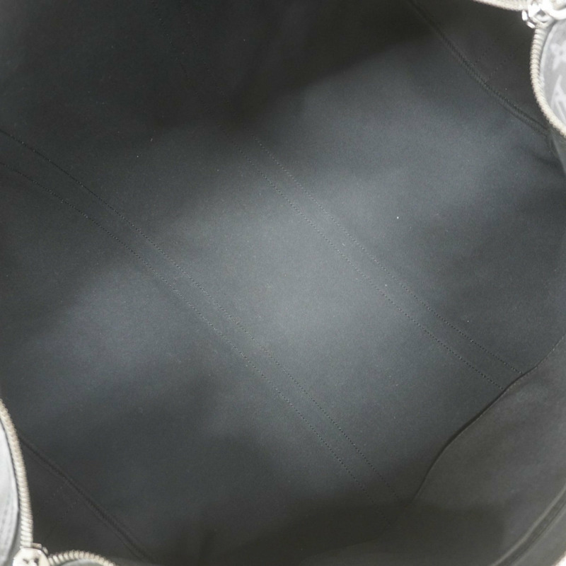 路易威登 Monogram Eclipse Keepall Bandouliere 55 波士頓包 M40605 黑色 男士-8