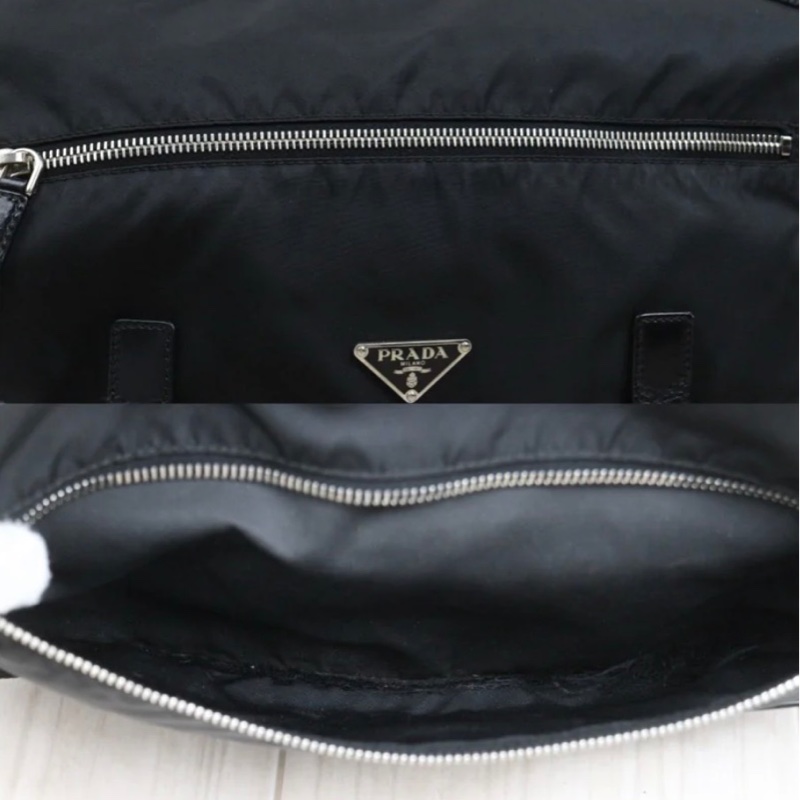 「JL精品代購」 9新 Prada 郵差包-12