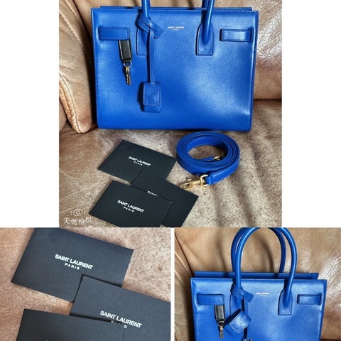 聖羅蘭YSL口風琴包(手提肩背小號）