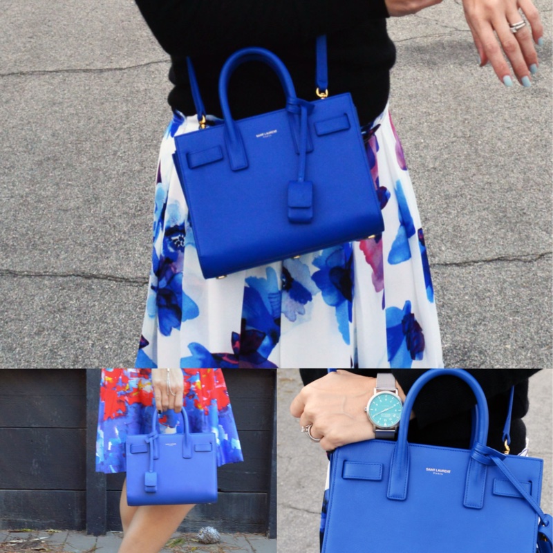 聖羅蘭YSL口風琴包(手提肩背小號)-1