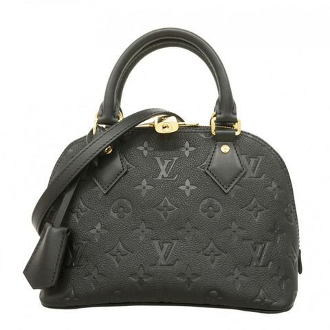 路易威登 Monogram Empreinte Alma BB 手提包 M26409 黑色女士兩用包
