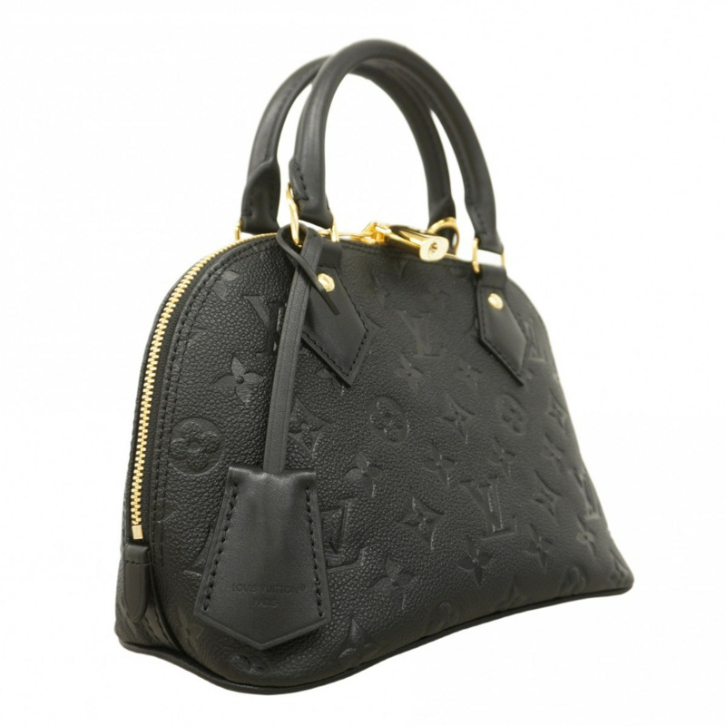 路易威登 Monogram Empreinte Alma BB 手提包 M26409 黑色女士兩用包-1