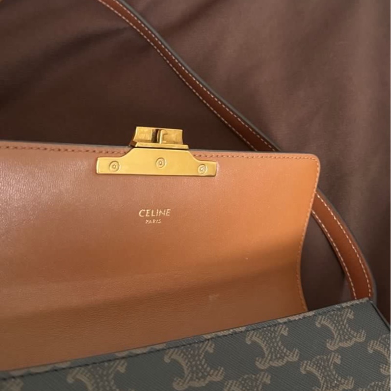 celine 凱旋門老花腋下包-2