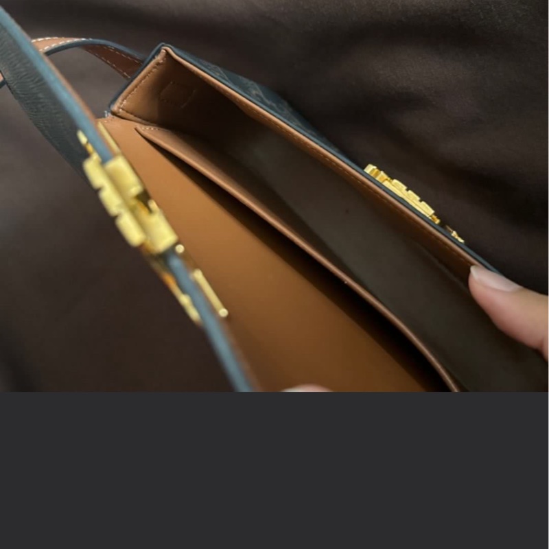 celine 凱旋門老花腋下包-5