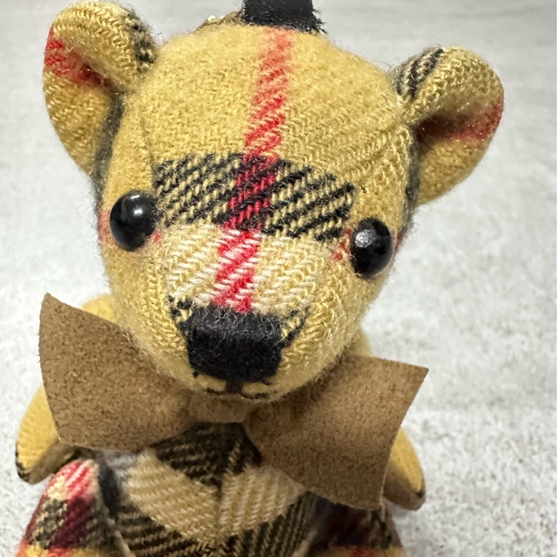 BURBERRY經典格紋泰迪熊小熊吊飾✨-6