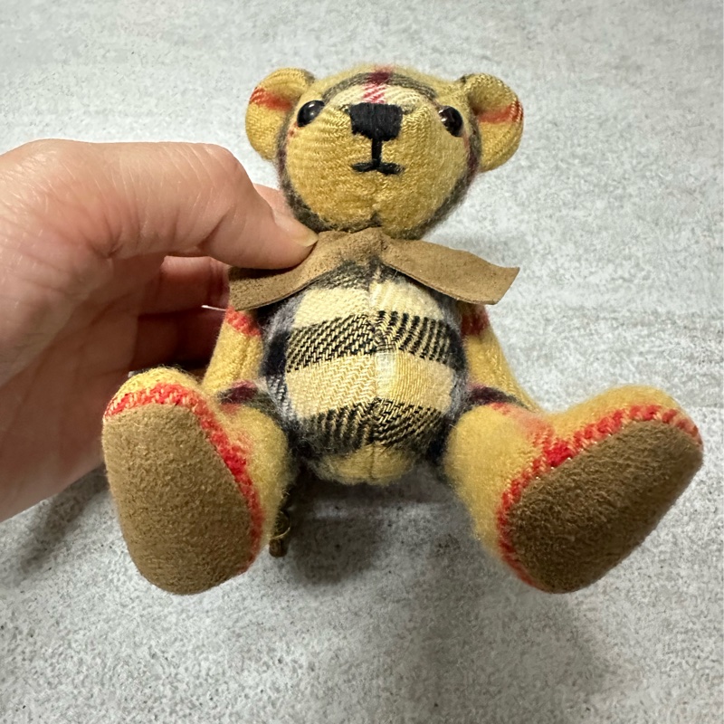 BURBERRY經典格紋泰迪熊小熊吊飾✨-18