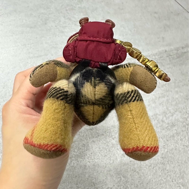 BURBERRY經典格紋泰迪熊小熊吊飾✨-19
