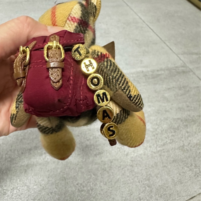 BURBERRY經典格紋泰迪熊小熊吊飾✨-21