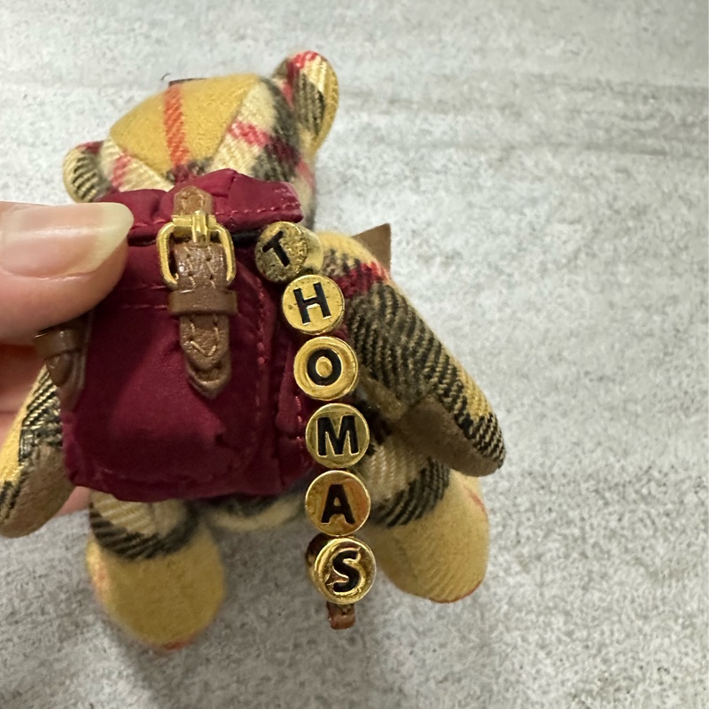 BURBERRY經典格紋泰迪熊小熊吊飾✨-22