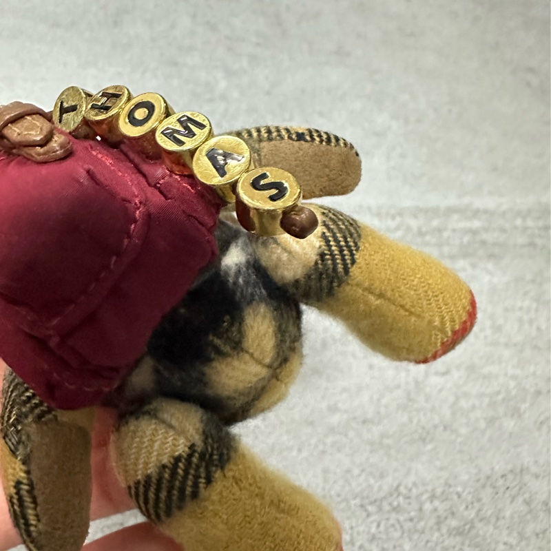 BURBERRY經典格紋泰迪熊小熊吊飾✨-23