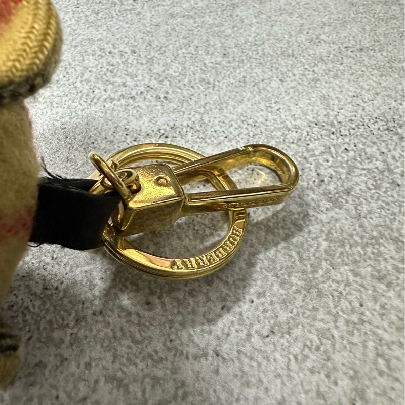 BURBERRY經典格紋泰迪熊小熊吊飾✨-24