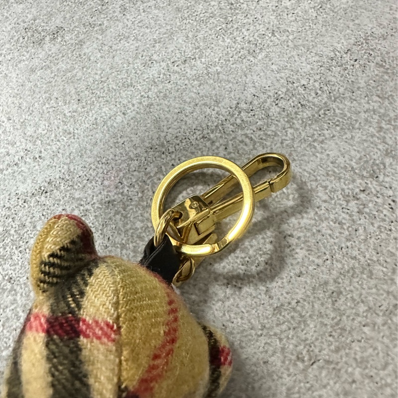 BURBERRY經典格紋泰迪熊小熊吊飾✨-25