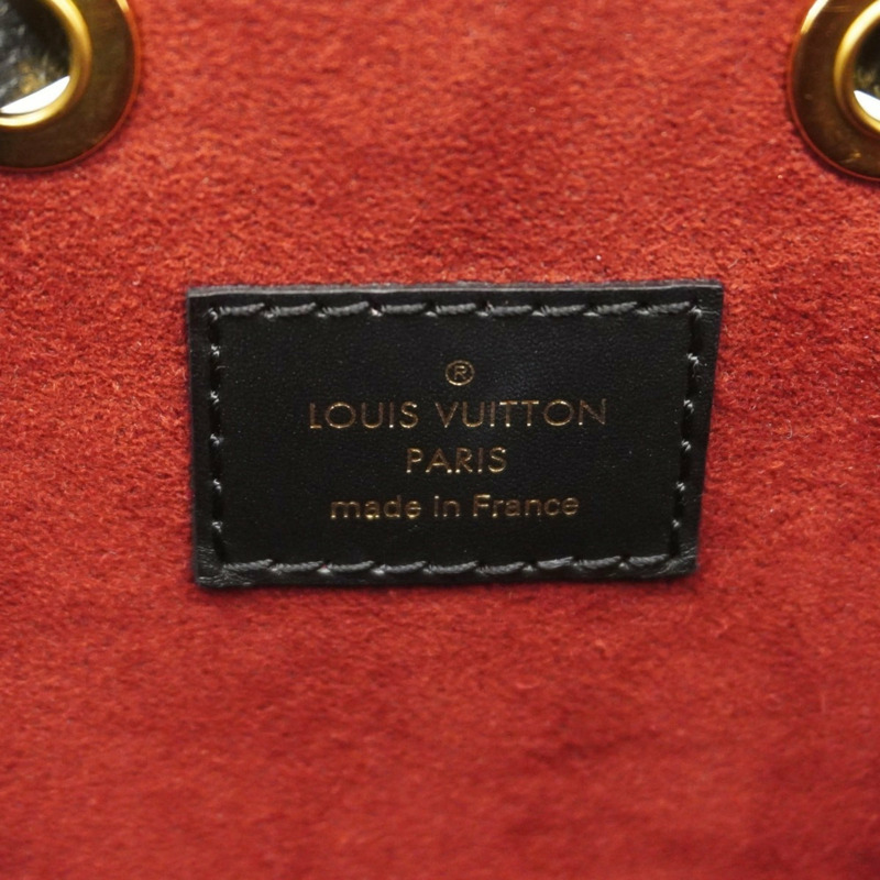 路易威登 Monogram Empreinte 雙色 NeoNoe MM 手提包 M45497 黑色/米色 女士兩用包-4