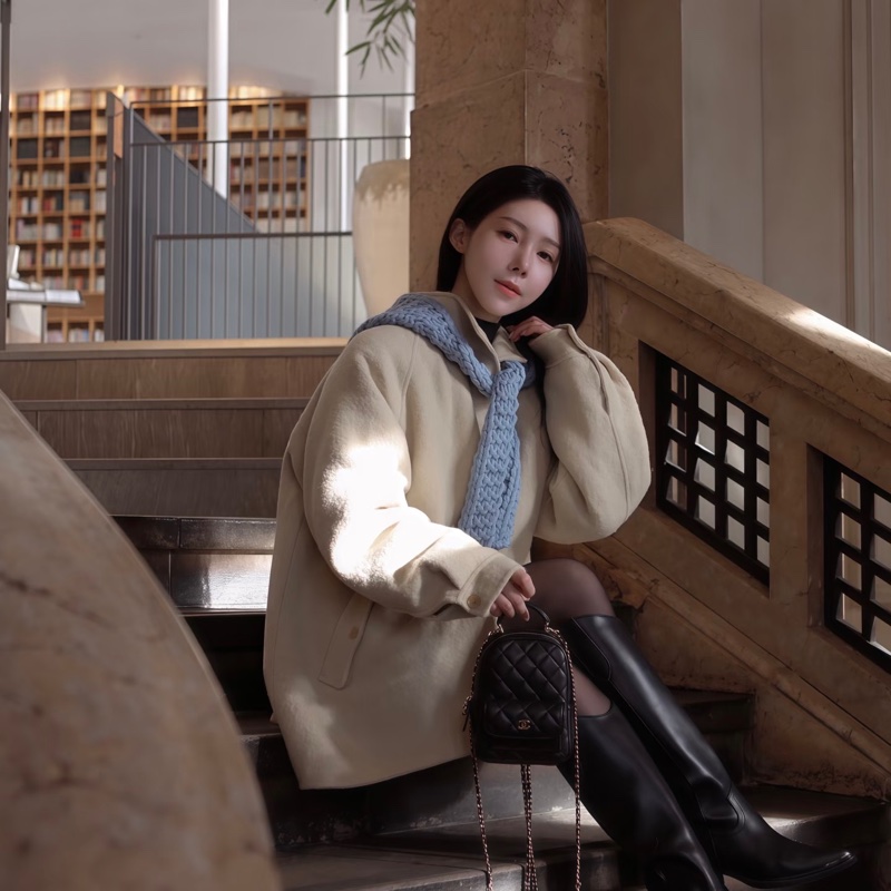 全新CHANEL黑色荔枝皮牛皮24P前口袋銀釦拉鏈迷你後背包斜背包小書包AP3753-17