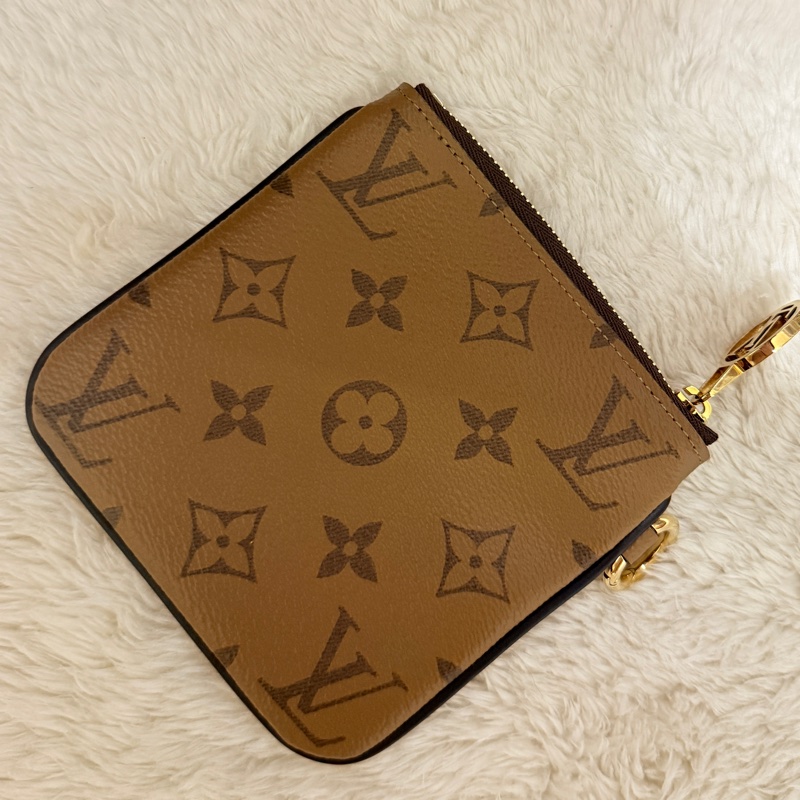 9新以上✨私物超甜賣🫶🏻好用又可愛的LV吐司零錢包 🍞焦糖咖啡色-1