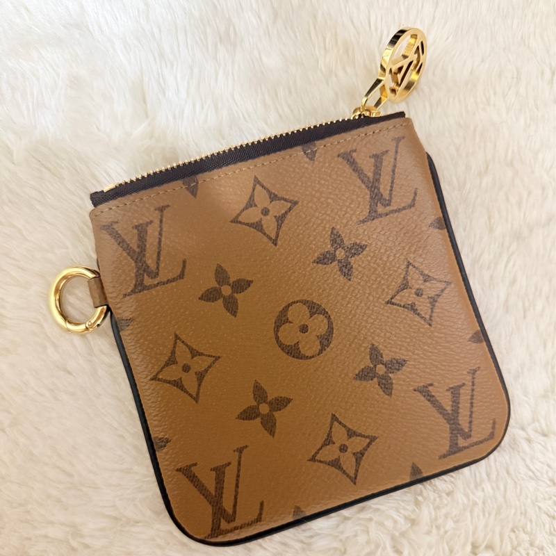 9新以上✨私物超甜賣🫶🏻好用又可愛的LV吐司零錢包 🍞焦糖咖啡色-13