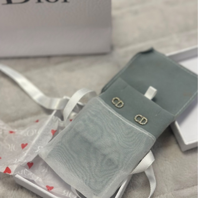 【99新✨ 全網最低價!】Dior 耳環 CD經典款 全套包裝Full Set-1