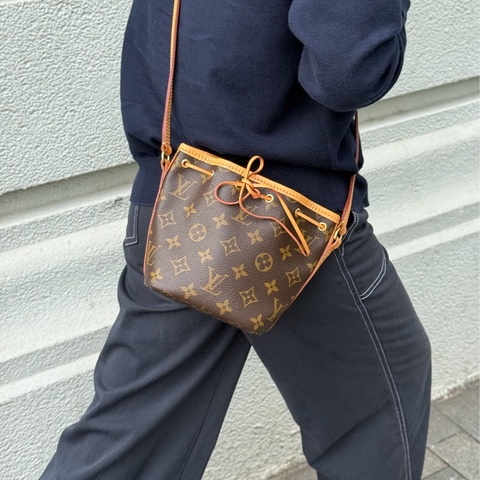 【97新 ✨ 全網最低價！】LV老花迷你nano水桶包（下單前先詢問❗️）