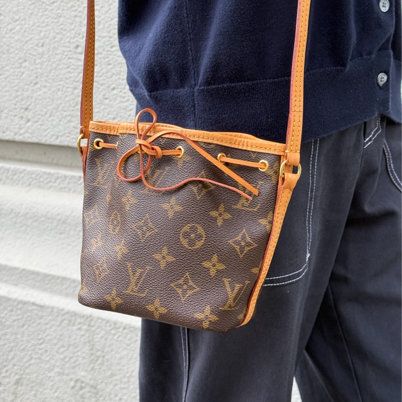 【97新 ✨ 全網最低價!】LV老花迷你nano水桶包(下單前先詢問❗️)-1