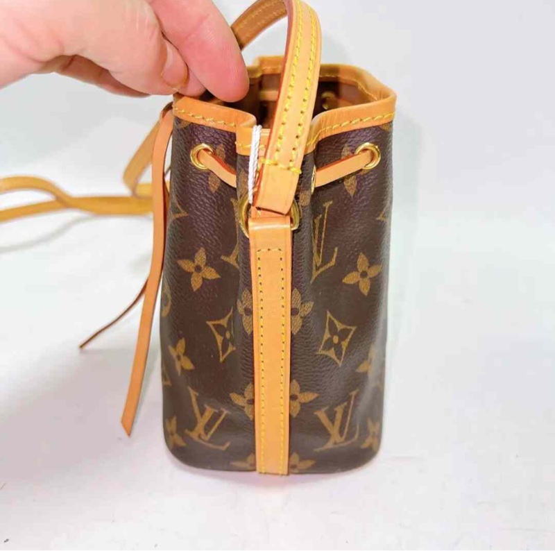 【97新 ✨ 全網最低價！】LV老花迷你nano水桶包（下單前先詢問❗️）-5