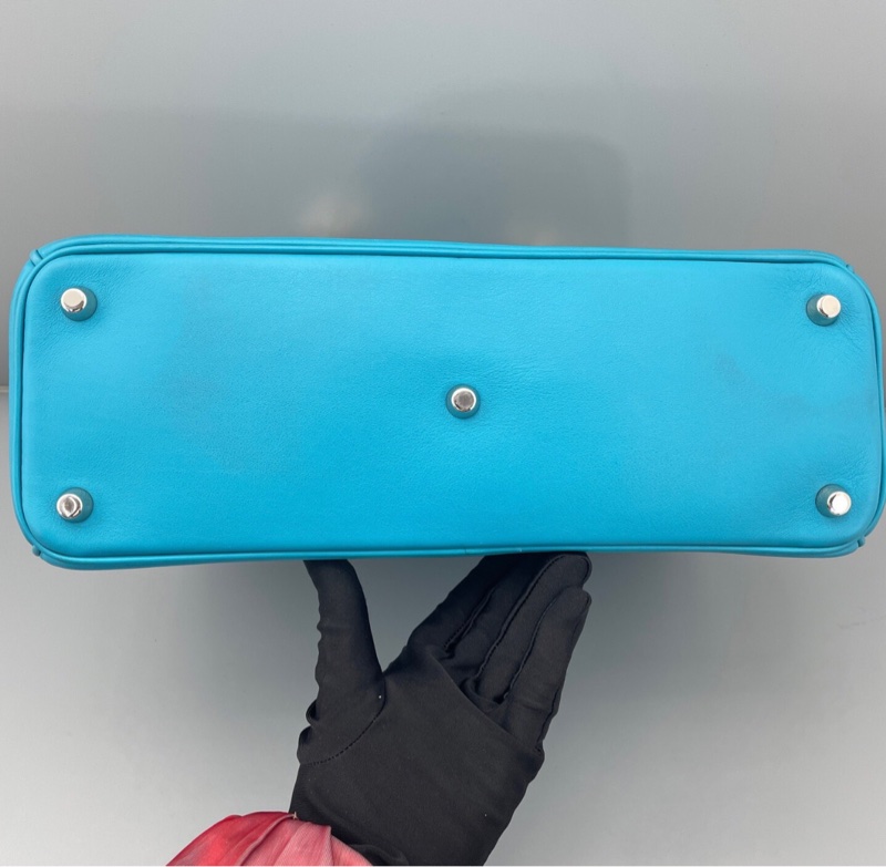 【罕見稀有色❗️知性溫柔✨全網最低價】Dior VIP中號藍色黑銀手提|單肩|斜挎包|子母袋-6