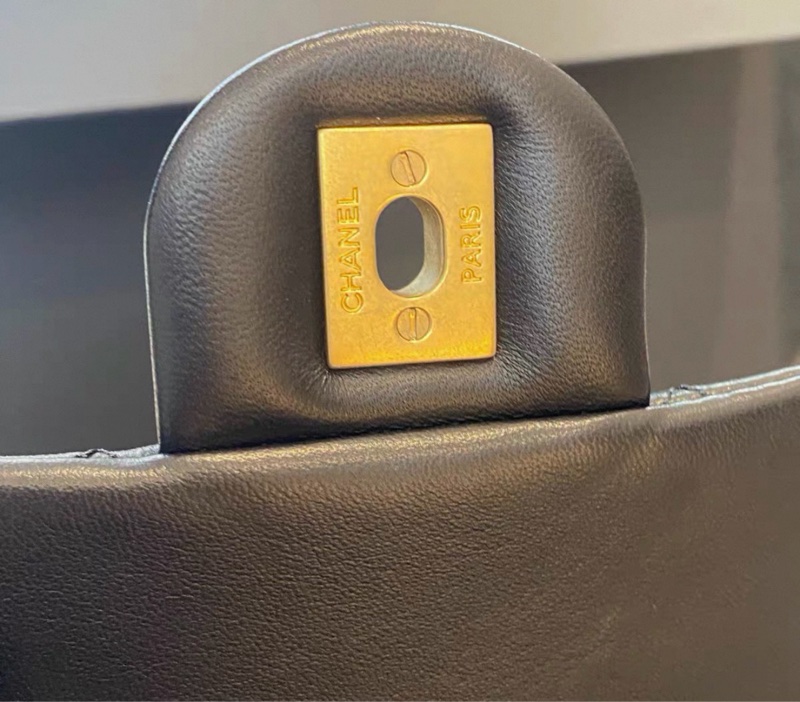 【全新 ✨ 全網最低價!】Chanel 金球 方胖子 黑色金扣 羊皮 有保卡30開 超好手感 百搭款式 下單秒發 只有一顆❗️-6