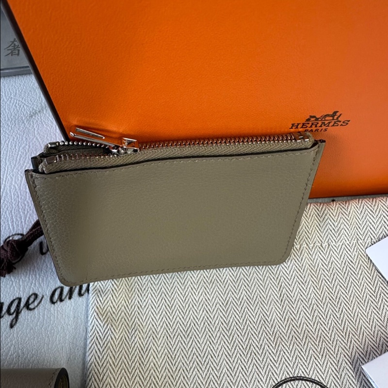 【99新大全套❗️有購證❗️經典保值✨全網最低價】Hermes愛馬仕Constance Slim腰包 大象灰銀扣 手拿錢包｜腰包-6