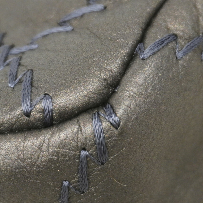 香奈兒女背包，Wild Stitch W 鏈條皮革，灰色-8