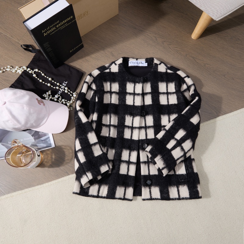 ❤️DIOR 英倫風 經典版型格紋外套 Runway走秀款-0